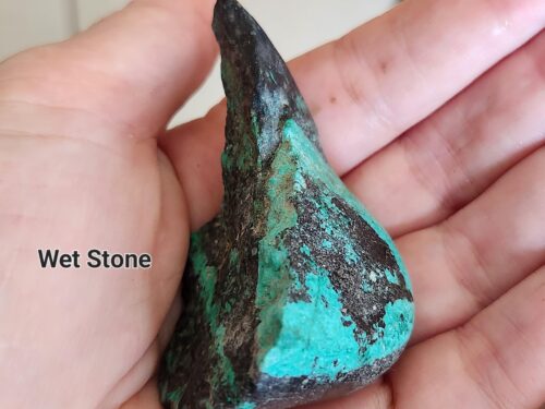 Eilat Stone Rough Semi polish , specimen natural stone , rare ,from King Solomon mine ,280ct